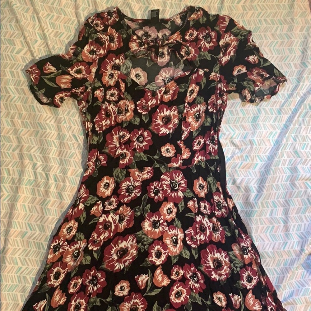 Forever 21 floral skater dress